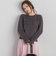 フェレットタッチWフェイスニットプルオーバー≪手洗い可能≫
