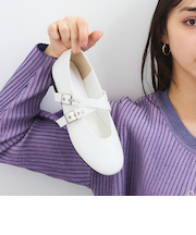 メタリックバングルパンプス