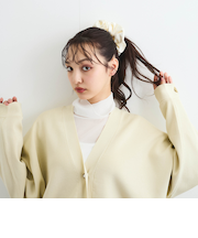 トリコットシアータートルプルオーバー≪手洗い可能≫
