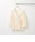 【SHIORI IRIE コラボ】レースカシュクールブラウス≪手洗い可能≫