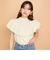 シルケットカットフリルトップス≪手洗い可能≫