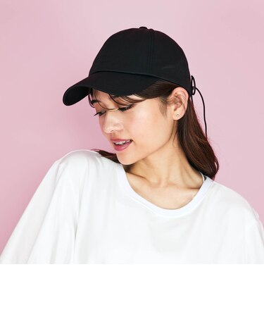 【Casselini】バックコードリボンキャップ