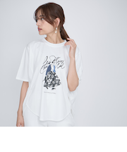 ドールモチーフプロントTシャツ≪手洗い可能≫