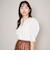 タックバルーンキーネックブラウス≪手洗い可能≫