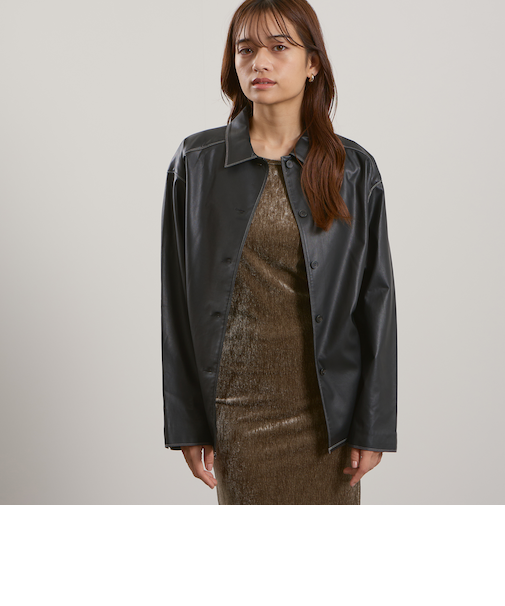 シープナッパチョウステンカラージャケット