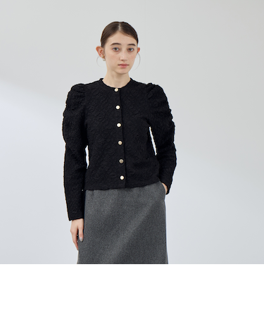 フクレチュールJQDカーディッシュジャケット≪手洗い可能≫