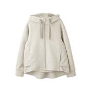 カルゼダンボール異素材切替パーカー