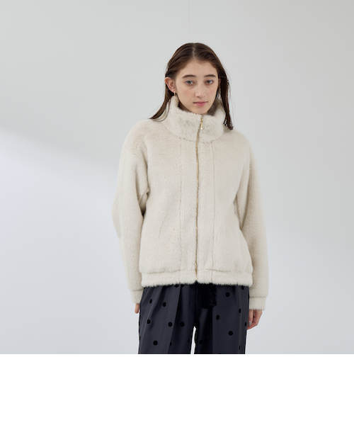 フェイクファームートンブルゾン｜クイーンズコートの通販｜&mall