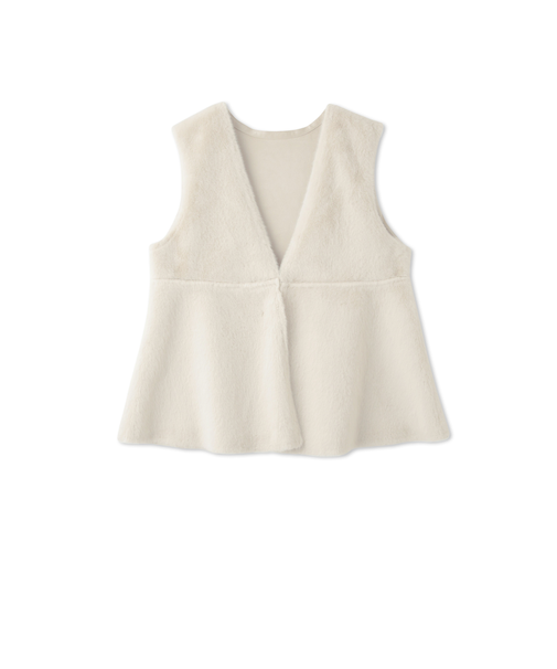 フェイクムートンファーペプラムジレ