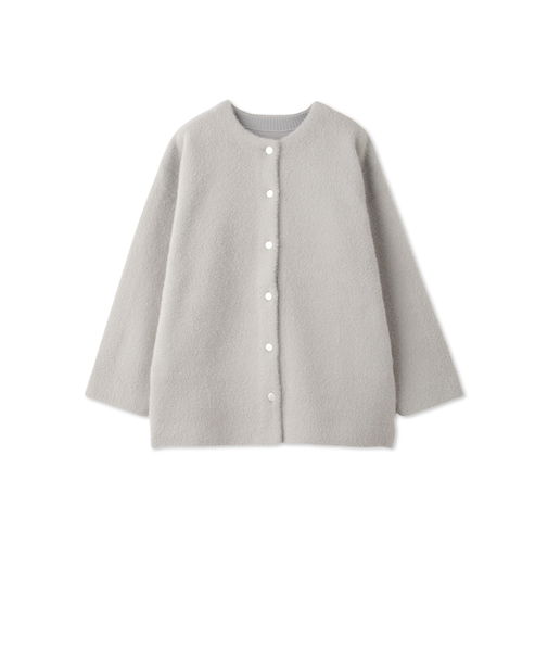 フェレットタッチWフェイスニットジャケット≪手洗い可能≫