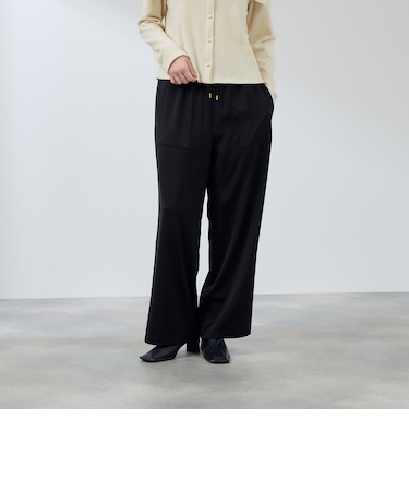 スポンディッシュサテンイージーパンツ≪手洗い可能≫