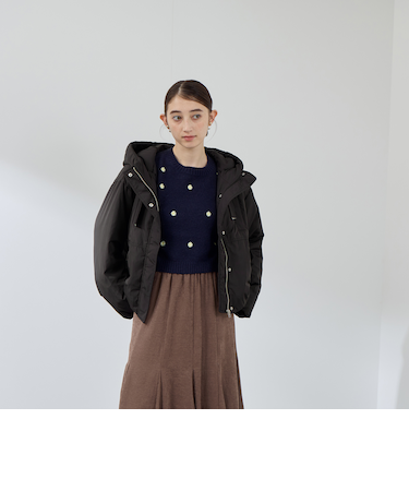 ワークフードピュアダウンジャケット