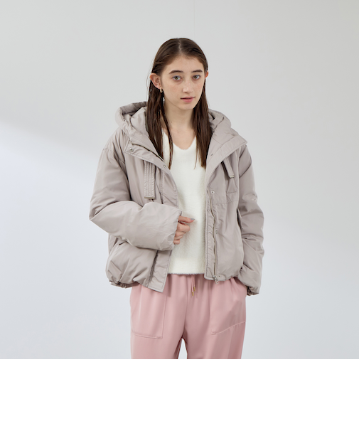 ワークフードピュアダウンジャケット