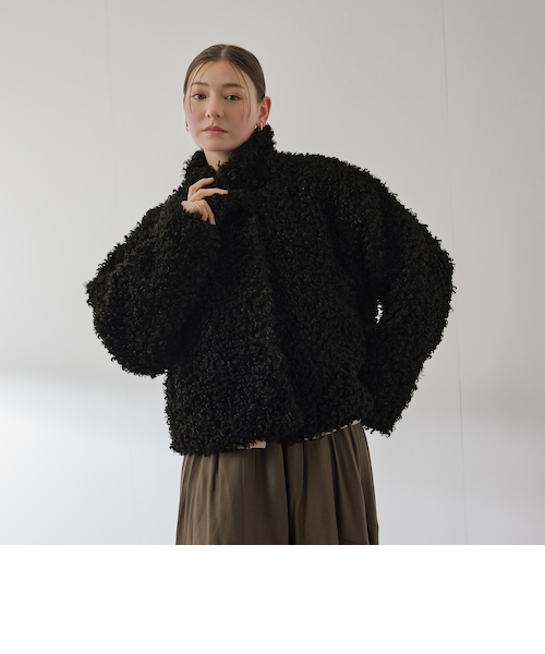 プードルフェイクファーブルゾン｜クイーンズコートの通販｜&mall