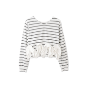 ラッフルヘムクロプトプルオーバー≪洗濯機で洗える≫