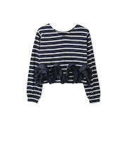 ラッフルヘムクロプトプルオーバー≪洗濯機で洗える≫