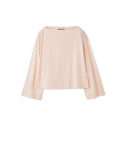 ハイゲージ天竺ボートネックプルオーバー≪手洗い可能≫