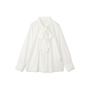 クリアローンワイドボウタイブラウス