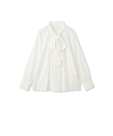クリアローンワイドボウタイブラウス