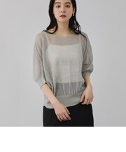 リネニースパークリングニットプルオーバー