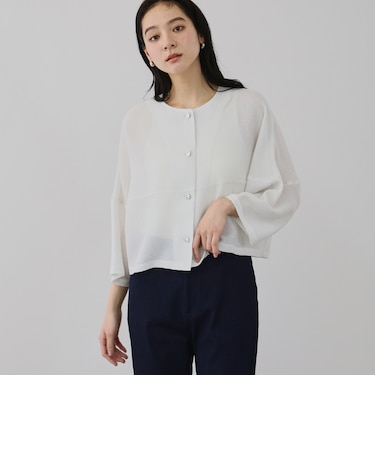 ラメッシュノーカラージャケット