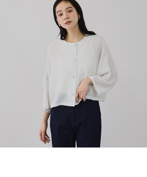 ラメッシュノーカラージャケット