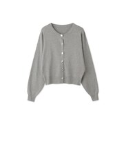 ニュアンスメタルボタンニットカーディガン