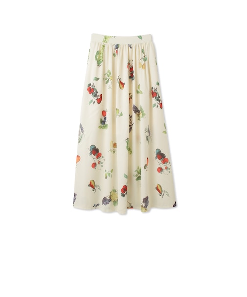 フルーツモチーフフレアスカート