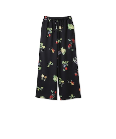 フルーツモチーフワイドパンツ