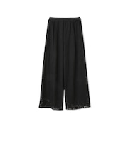 フラワーレースワイドパンツ