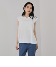 セパレートスカラップレースカラープルオーバー