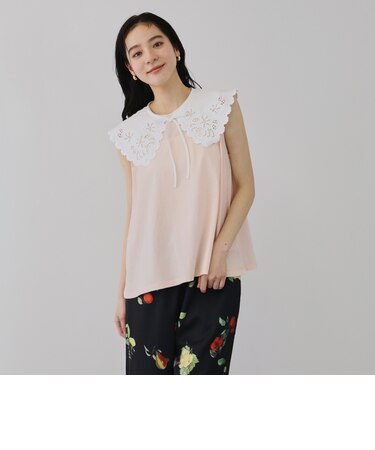 セパレートスカラップレースカラープルオーバー