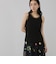チュールネックラインタンクトップ