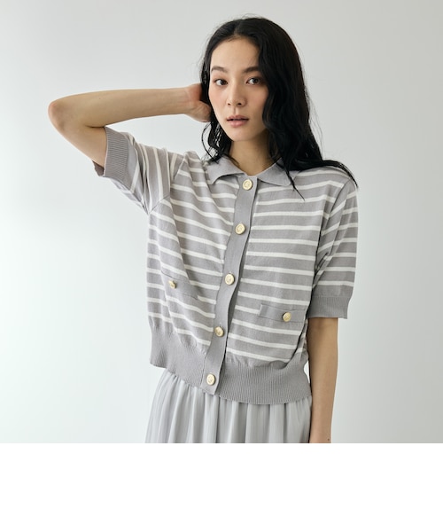 【美品】MIESROHE exclusive ツイストデザインニット グレー MIESROHE exclusive ツイストデザインニット グレーの通販はau PAY