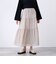ボイルシャンブレーティアードスカート