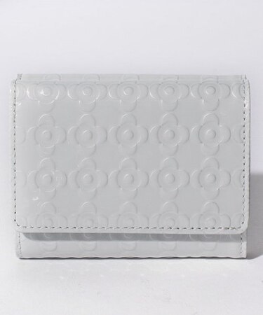 ピエール・カルダン pierre cardin フラワーチェック 三つ折り財布