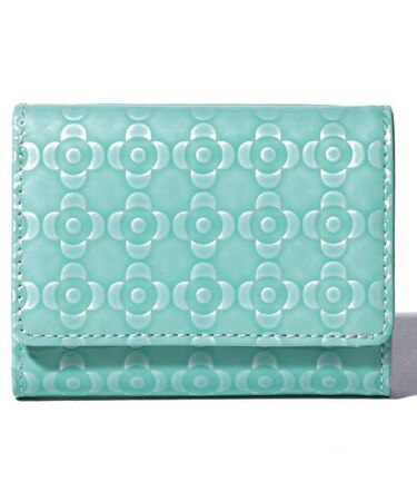 ピエール・カルダン pierre cardin フラワーチェック 三つ折り財布