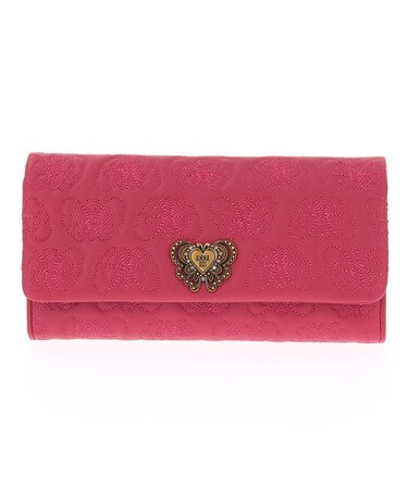 チェイス 被せ長財布 パープル