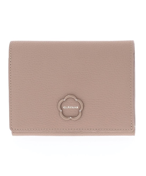 ブルトン 二つ折り財布 グレージュ