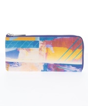アイアイズ I Eye's abstractII 薄マチLファスナー長財布
