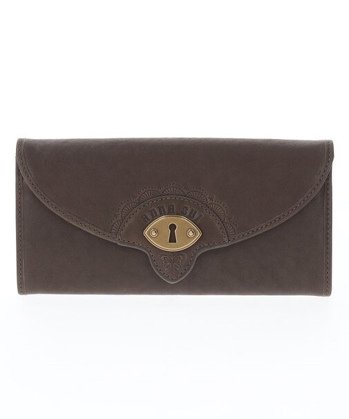 キーホール ギャルソン長財布 ダークブラウン