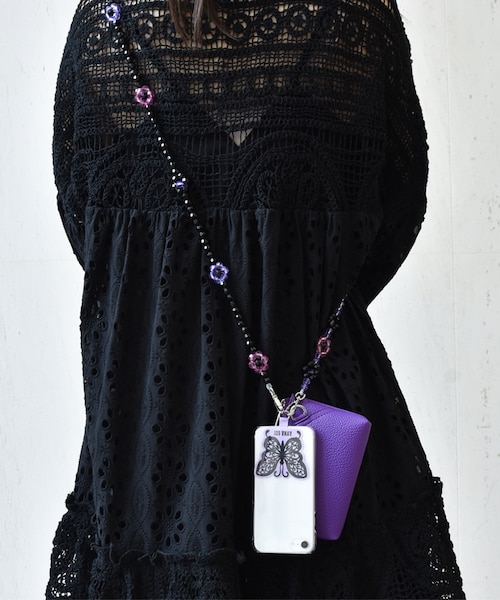 アナスイ ANNA SUI バタフライポニー ミニ口金チャーム｜モノニスタの