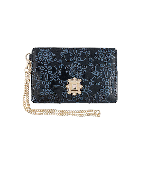 ANNA SUI 装飾付きパスケース 美品』ANNA SUIパスケース 定期ケース 蝶柄 チェーン付き ピンク