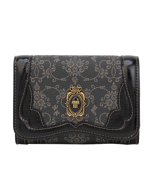 アナスイ ANNA SUI リーブル 内Lファスナー二つ折り財布