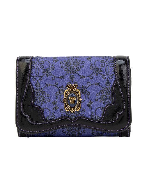 アナスイ ANNA SUI リーブル 内Lファスナー二つ折り財布