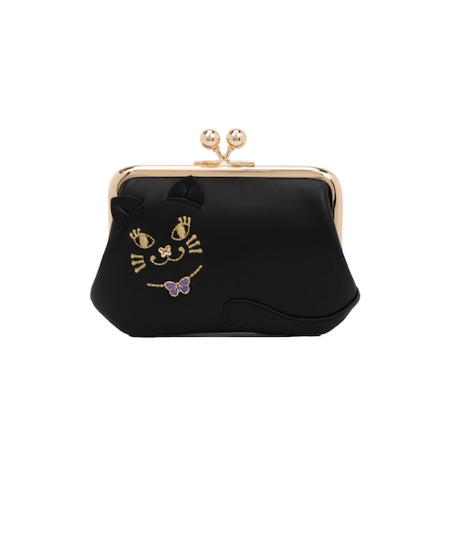 ANNA SUI ミニ財布 アナスイ ANNA SUI TITIソフト 口金ミニ財布 （ブラック