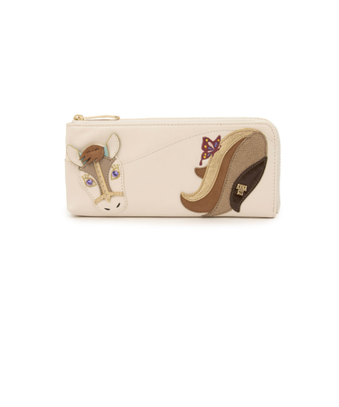 アナスイ ANNA SUI バタフライポニー 薄マチ長財布