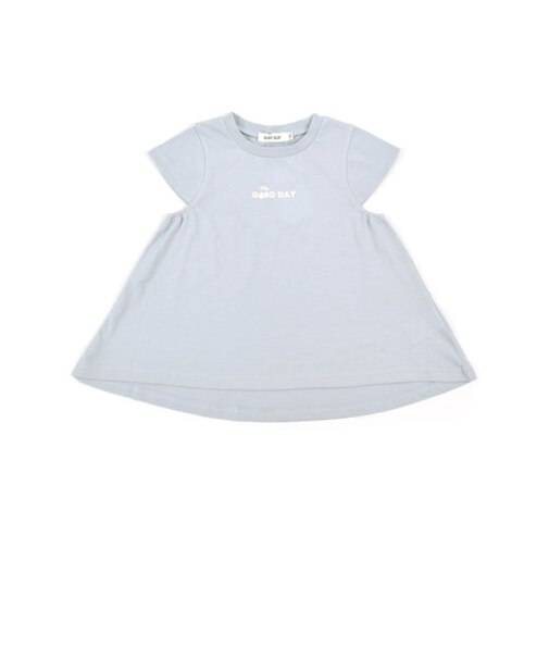 ワンポイント ロゴ チェリープリント キャップスリーブ Ａライン Ｔシャツ (80cm～130cm)