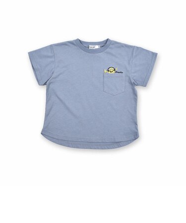 【接触冷感】eくん ライオン 昆虫 ポケット付き Tシャツ (80~130cm)