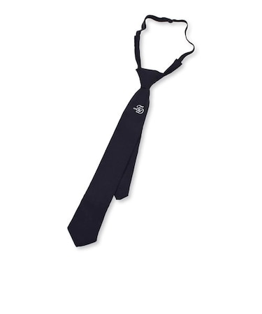 ZD ロゴ 刺繍 ネクタイ